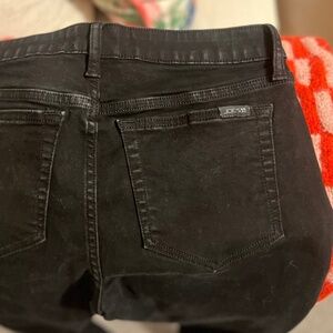 Joe’s black womens straight leg jeans. Size 30